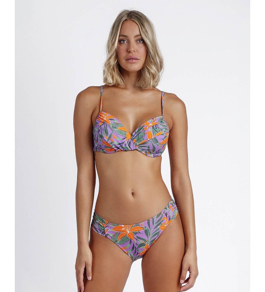 Mujer Admas Moda Bano | Bikini Aro Jungle Mauve