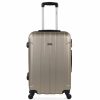 Mujer ITACA Viaje | Maleta De Viaje Mediana Rigida 4 Ruedas 771160 Champagne -63X42X24Cm-