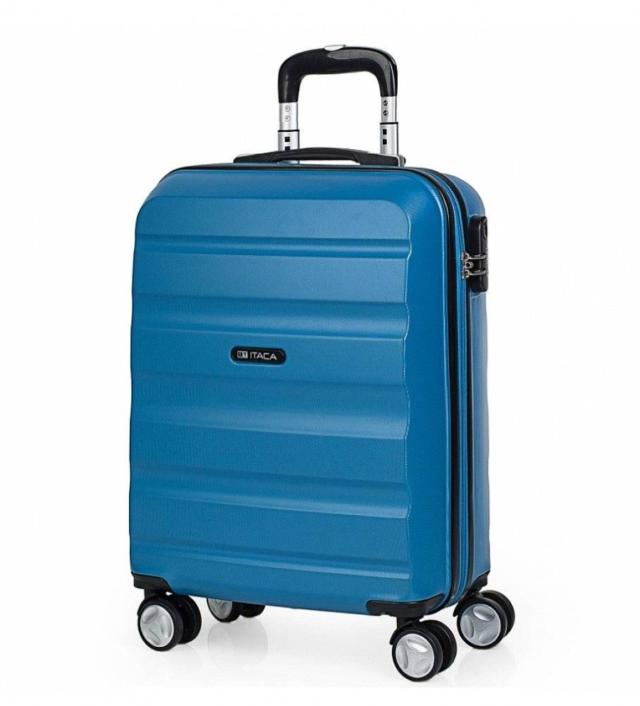 Mujer ITACA Viaje | Maleta De Viaje Cabina Trolley Abs T71650 Azul -55X40X20Cm-