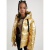 Mujer Desigual Chaquetas Y Abrigos | Chaqueta Acolchada Goldie Con Mangas Desmontables Dorado