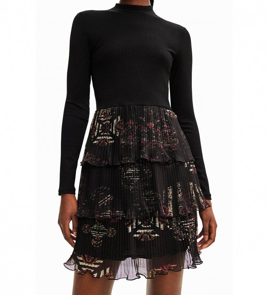 Mujer Desigual Vestidos | Vestido Salma Negro