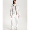 Mujer Tommy Hilfiger Chaquetas Y Abrigos | Chaqueta Acolchada New York De Corte Amplio Blanco