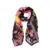 Mujer Desigual Bufandas Y Panuelos | Foulard Flores Patch Negro