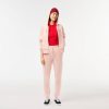 Mujer Lacoste Sudaderas Y Jerseis | Sudadera Jogger Con Capucha Y Cremallera Rosa