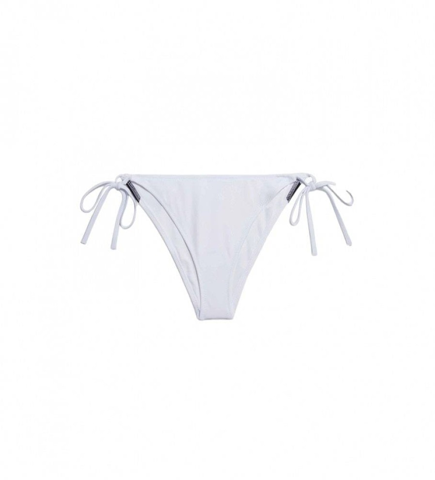 Mujer Calvin Klein Moda Bano | Braguita Bikini Tie Side Intense Power Blanco