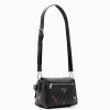 Mujer Desigual Bolsos | Bolso Flor Yvette Phuket Mini Negro