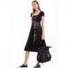 Mujer Desigual Vestidos | Vestido Broadway Road Negro