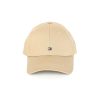 Mujer Tommy Hilfiger Gorras Y Gorros | Gorra Essential Flag Beige