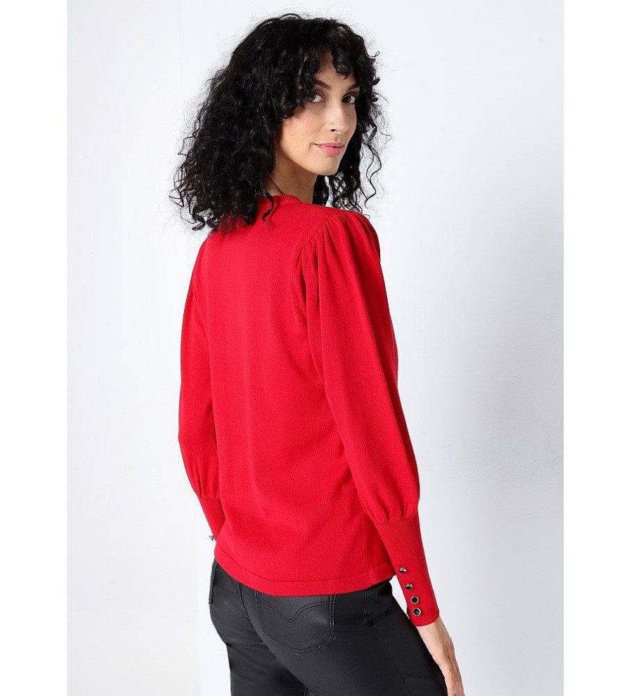 Mujer Victorio & Lucchino, V&L Sudaderas Y Jerseis | Jersey Perlas Rojo