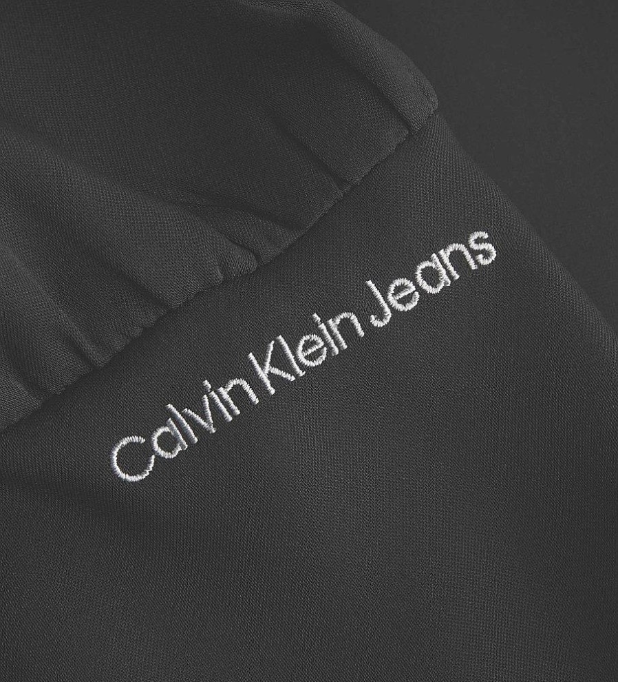 Mujer Calvin Klein Jeans Vestidos | Vestido Open Negro