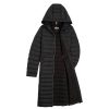 Mujer Tommy Hilfiger Chaquetas Y Abrigos | Abrigo Feminine Maxi Negro