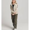 Mujer Superdry Chaquetas Y Abrigos | Chaqueta Hi­Brida Acolchada Beige