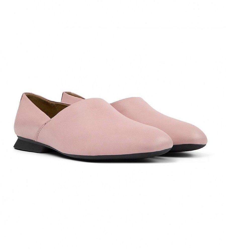 Mujer Camper Zapatos | Bailarinas De Piel Casi Myra Rosa