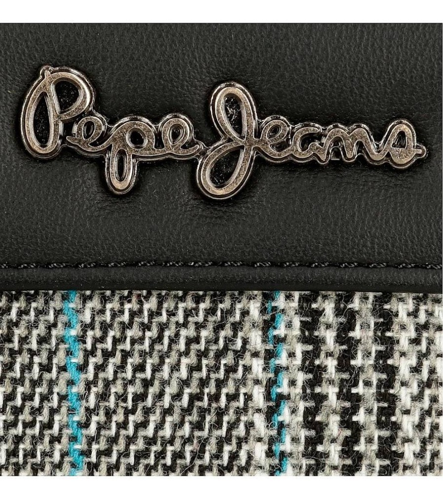 Mujer Pepe Jeans Carteras Y Monederos | Monedero Redondo Kendra Negro