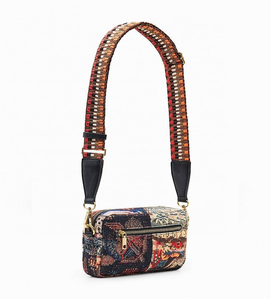 Mujer Desigual Bolsos | Bolso Tapestry Carcassone Multipocket Multicolor