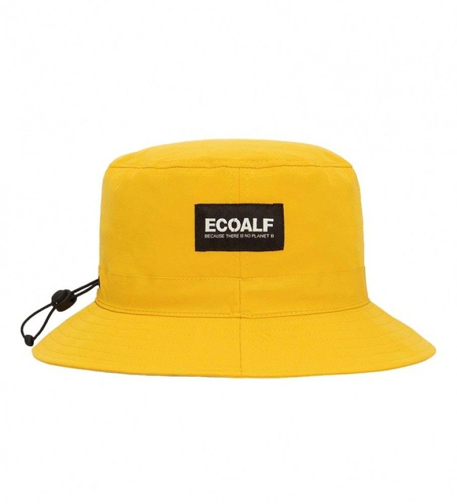 Mujer ECOALF Gorras Y Gorros | Gorro Basalf Fisher Amarillo