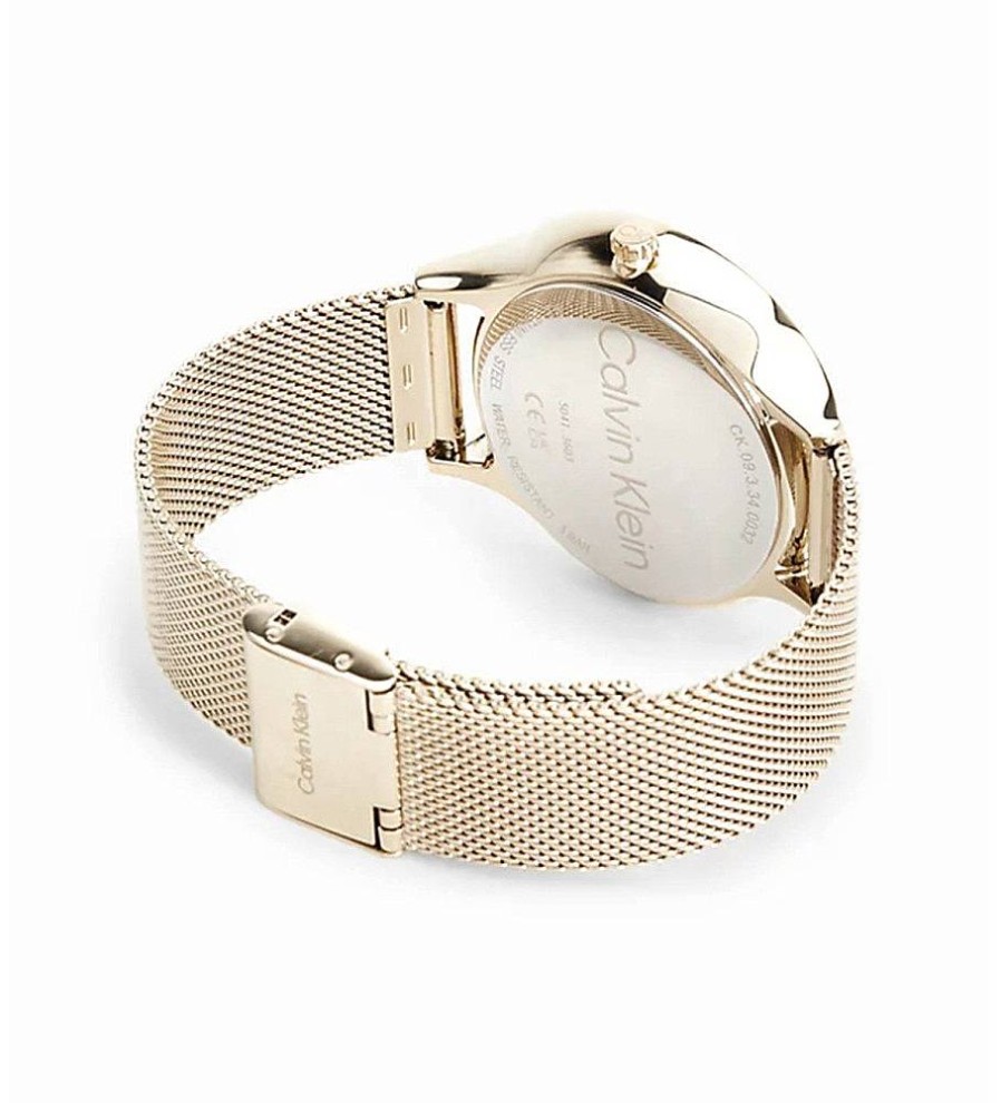 Mujer Calvin Klein Relojes | Reloj Analogico Timeless Pleateado