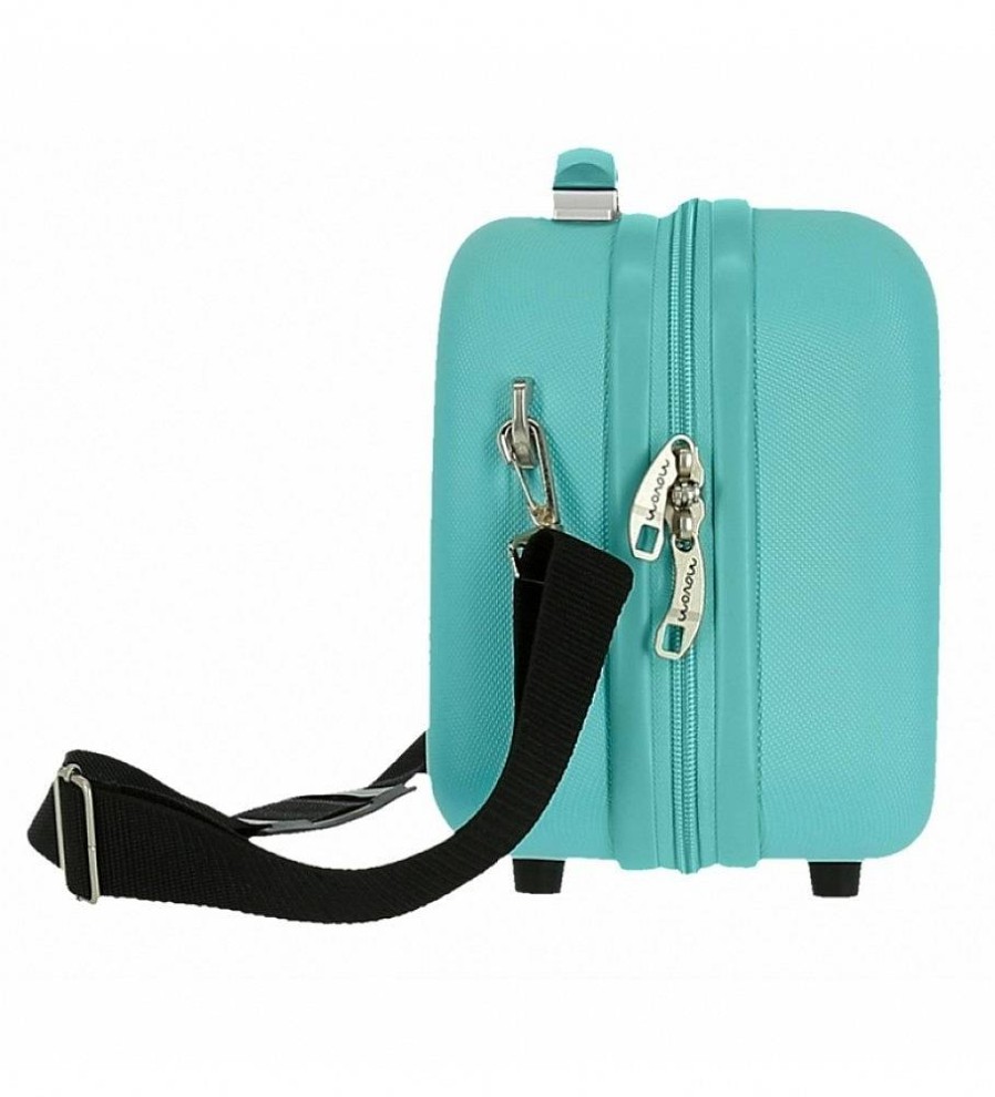 Mujer Movom Viaje | Neceser Movom Riga Abs Adaptable Turquesa -29X21X15Cm-