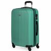 Mujer ITACA Viaje | Maleta De Viaje Rigida 4 Ruedas Mediana T71560 Verde -66X41X27Cm-