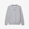 Mujer Lacoste Sudaderas Y Jerseis | Sudadera Casual Unisex Gris