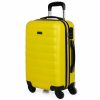 Mujer ITACA Viaje | Maleta Cabina De Viaje Rigida 4 Ruedas Trolley 71250 Amarillo -55X38X20Cm-