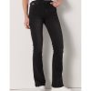 Mujer Lois Pantalones | Jeans Cintura Media | Push - Up Flare Negro