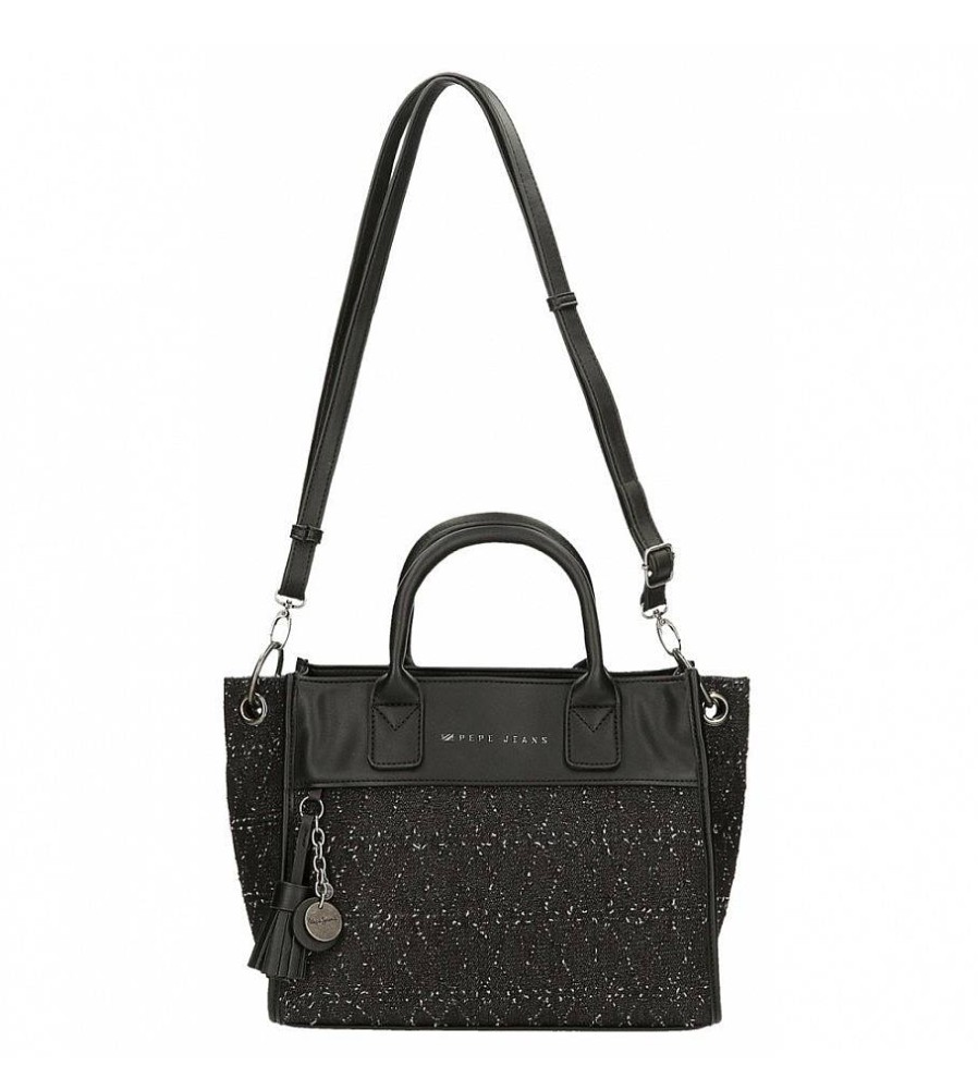 Mujer Pepe Jeans Bolsos | Bolso Bandolera Daila Negro