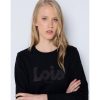 Mujer Lois Sudaderas Y Jerseis | Sudadera Print Puff Negro