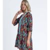 Mujer Admas Vestidos | Vestido Ethnic Feathers Multicolor