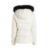 Mujer Calvin Klein Jeans Chaquetas Y Abrigos | Chaqueta De Plumas Entallada Con Capucha Blanco