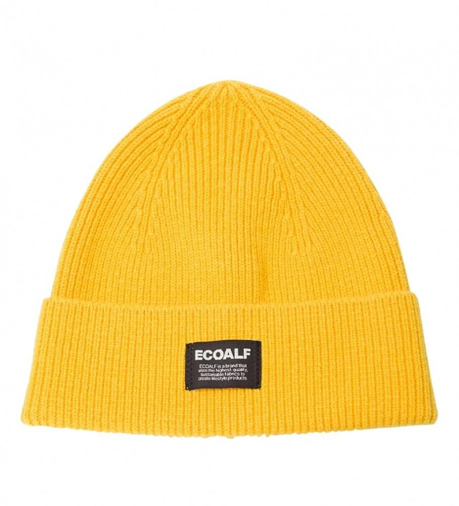 Mujer ECOALF Gorras Y Gorros | Gorro Woolalf Amarillo