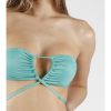 Mujer Admas Moda Bano | Bikini Bandeau Bright Turquesa