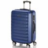 Mujer ITACA Viaje | Maleta De Viaje Rigida 4 Ruedas Mediana Trolley 71260 Azul -65X42X26Cm-