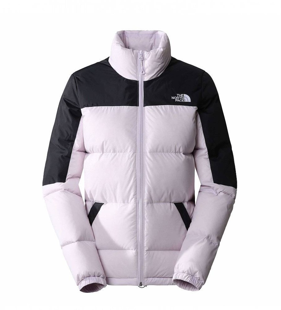 Mujer The North Face Chaquetas Y Abrigos | Abrigo Diablo Down Rosa, Negro