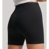 Mujer Superdry Pantalones | Pantalones Cortos De Ciclista Code Core Negro