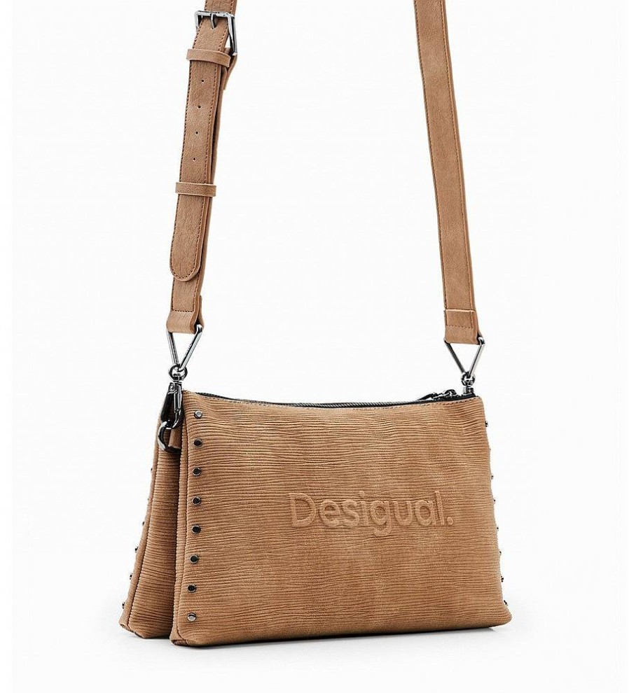 Mujer Desigual Bolsos | Bolso Aquiles Dortmund Marron