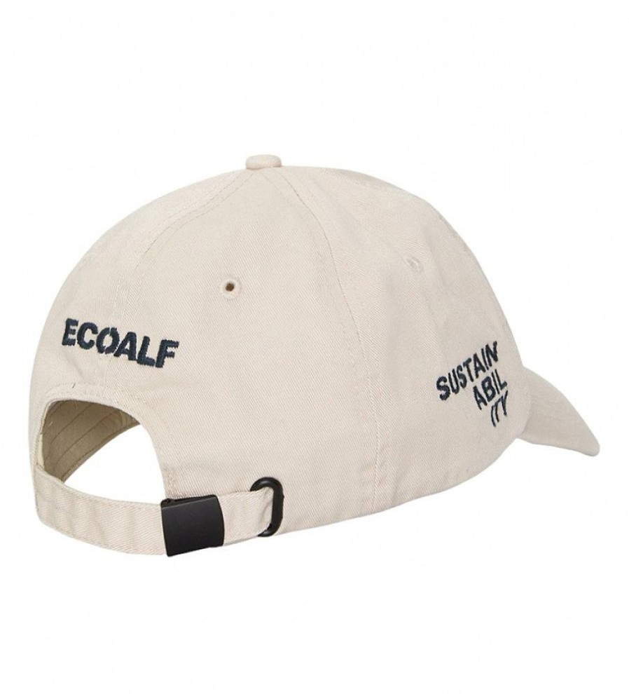 Mujer ECOALF Gorras Y Gorros | Gorra Messagealf Blanco Roto