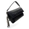 Mujer Desigual Bolsos | Bandolera Mediana Half Logo Negro