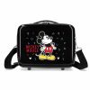 Mujer Joumma Bags Viaje | Neceser Abs Mickey Adaptable Letras Negra -29X21X15Cm-