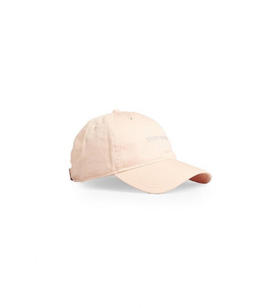 Mujer Superdry Gorras Y Gorros | Gorra De Beisbol Essential Rosa