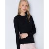 Mujer Lois Sudaderas Y Jerseis | Jersey Entallado Canale Negro